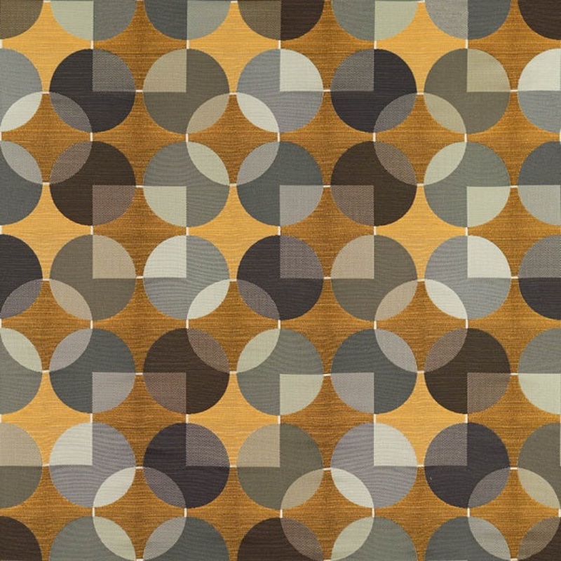 Remnant of Arc-Com Compass Goldenrod Upholstery Fabric Order Product 1