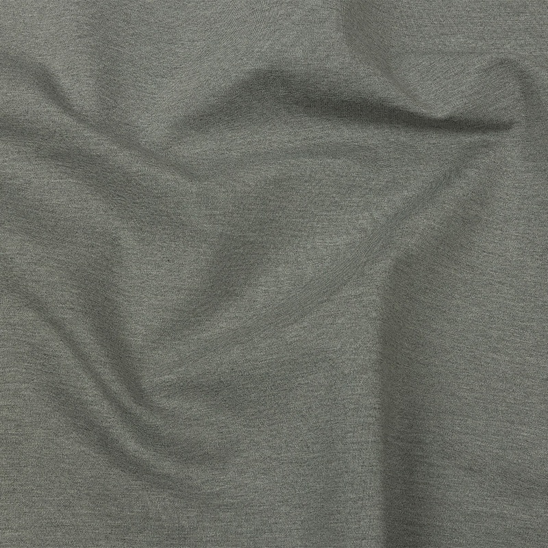 Stretch Ponte Knit – Light Heathered Gray – Papilio Collection