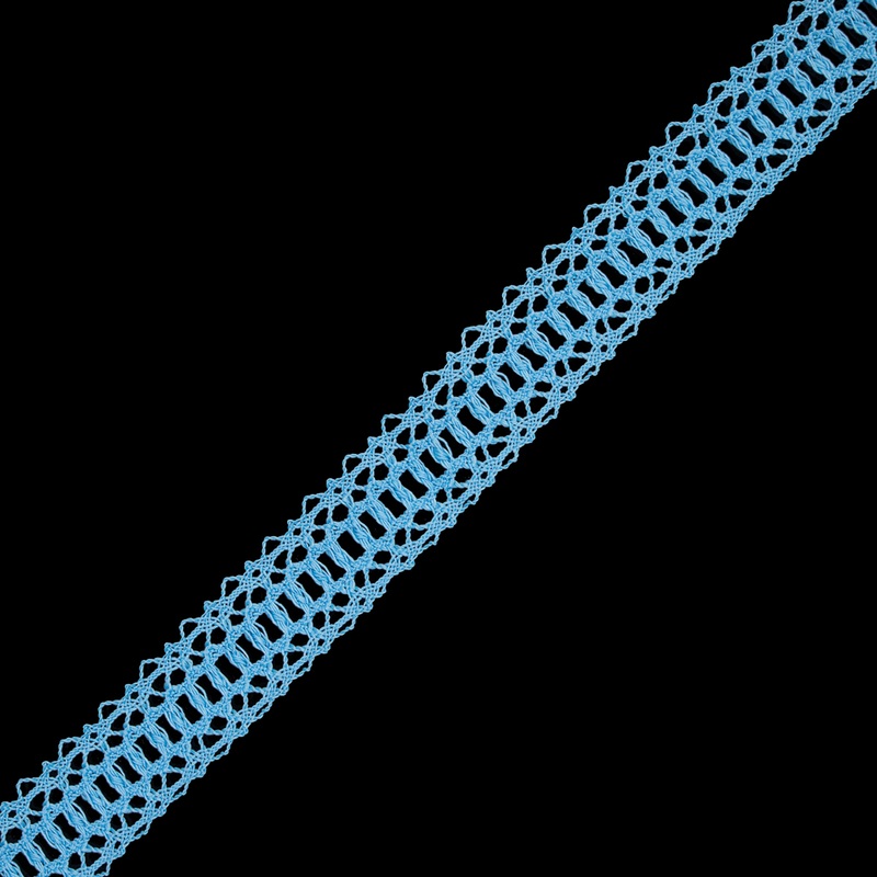 Baby Blue European Crochet Trim – 1.25″
