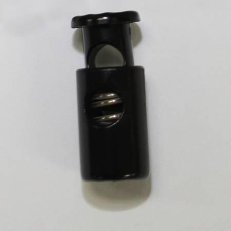 Cord Stop/Lock – 28mm – Black – Dill Buttons