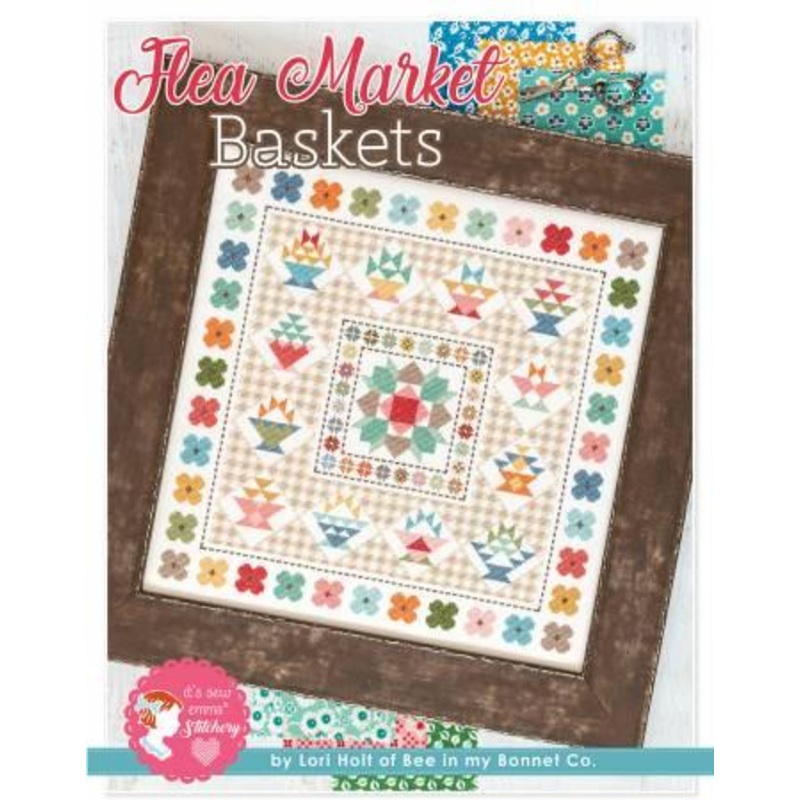 Flea Market Baskets – Lori Holt – Cross Stitch Pattern – ISE-455