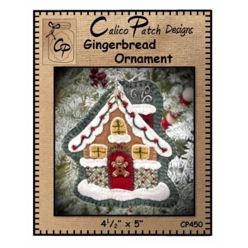 Gingerbread Ornament Pattern #1 – Calico Patch Designs