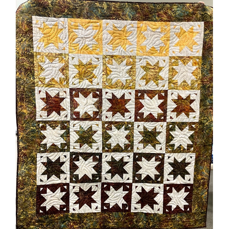 Luminescent Terrain Batik Quilt Kit