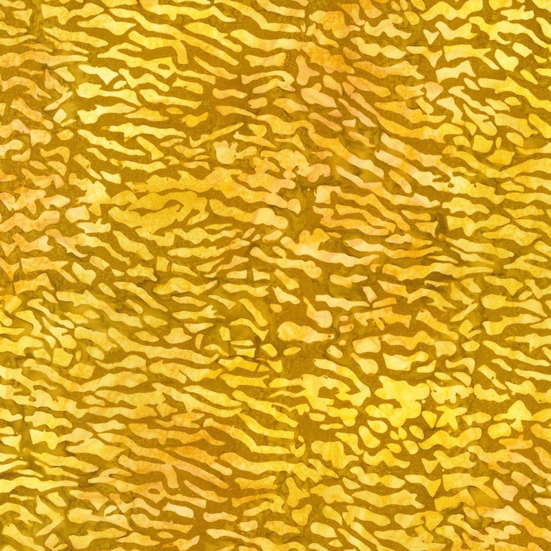 Orbital Sunrise Batiks Ochre