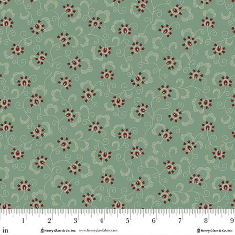 Pennyberry Farm – Dusty Aqua Blooming Vines – 2013-11