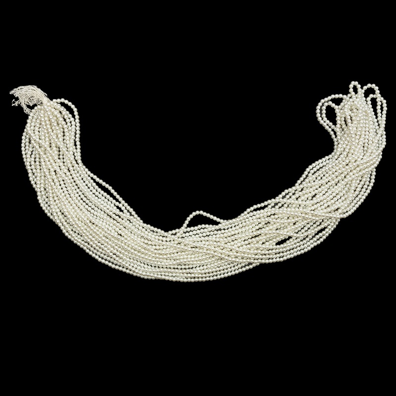 Vintage Faux Pearl 12 Beaded Strands Bundle – 6mm x 60″