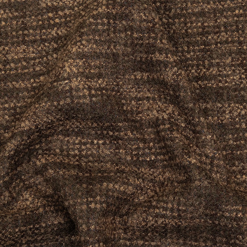Walnut Tweedy Upholstery Boucle