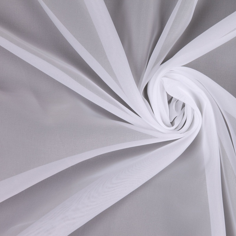 White Sheer Voile