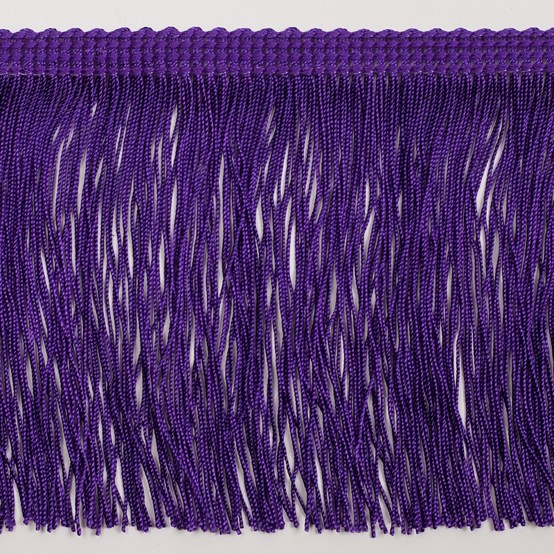 4″ European Purple Chainette Fringe Trim