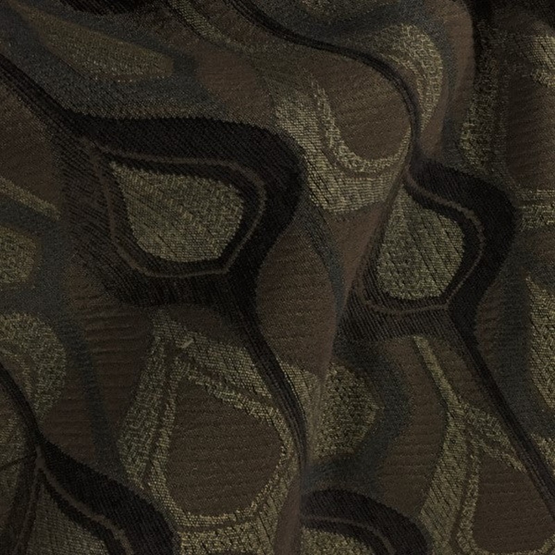 Baubles Pumpernickel Brown Spade Design Upholstery Fabric Order Product