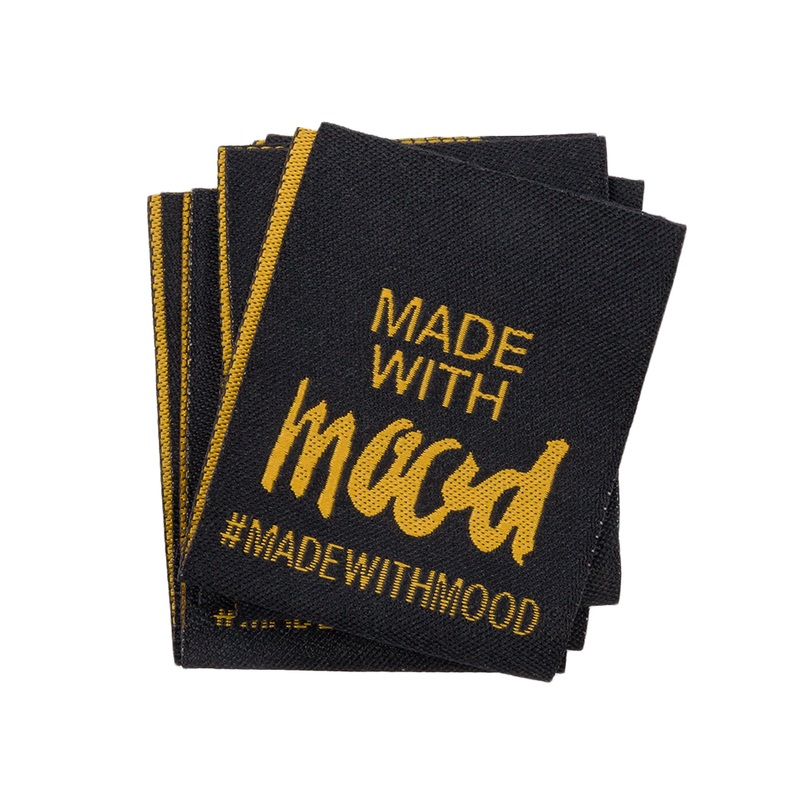 Made with Mood Sew-in Woven Labels – 25 Pieces