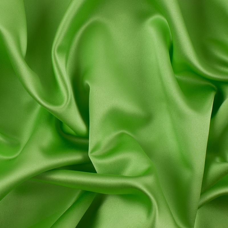 Polyester Satin – Apple Green – Reverie Collection