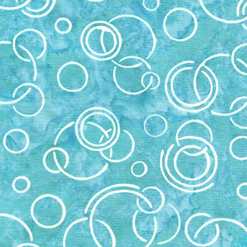Squiggles Dots and Lines – 622305910 – Soap Bubbles – Teal Scuba