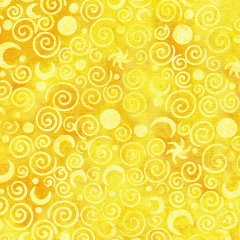 Twilight Glow Batiks Buttered Popcorn
