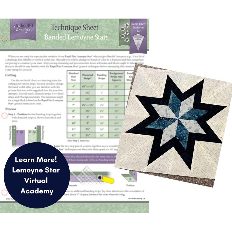 Banded Lemoyne Stars Technique Sheet