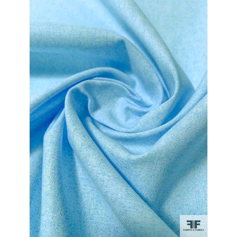 Basic Heavy Cotton Poplin – Aqua Blue Fabric by the Yard