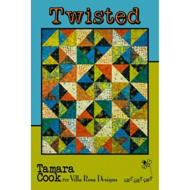 Twisted – 52in x 60in –  Villa Rosa Designs