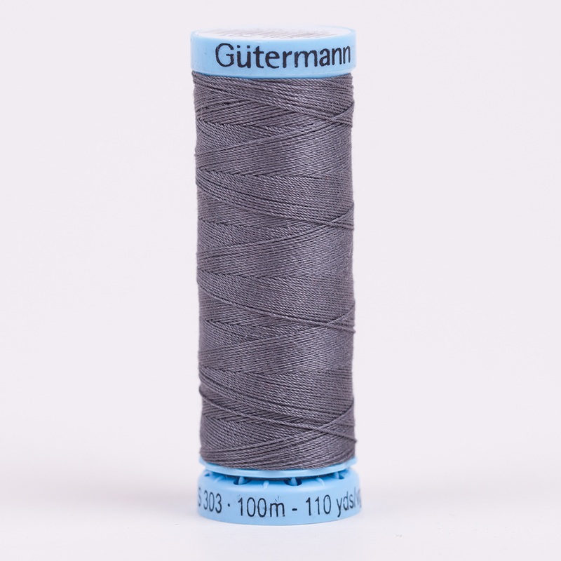 Gutermann Silk Thread 100m – 701 Rail Gray
