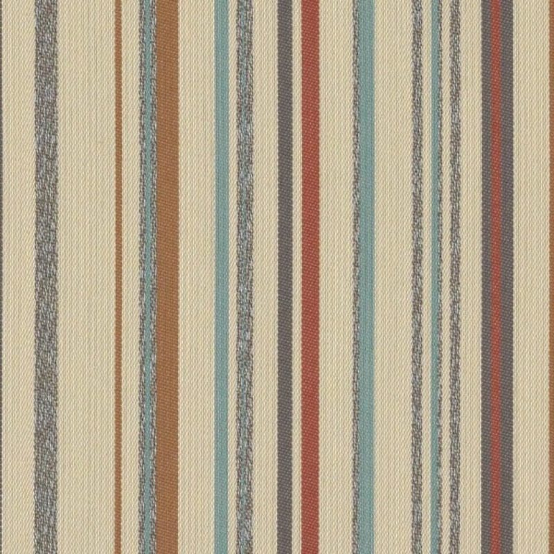 Remnant of Arc-Com Campus Stripe Beach Upholstery Fabric Order Product 1