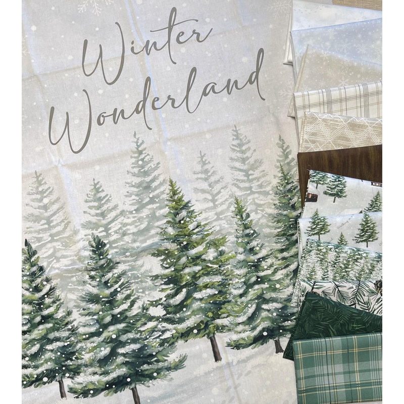 Winter Wonderland – Fat Quarter Bundle + Panel – 13 Pieces
