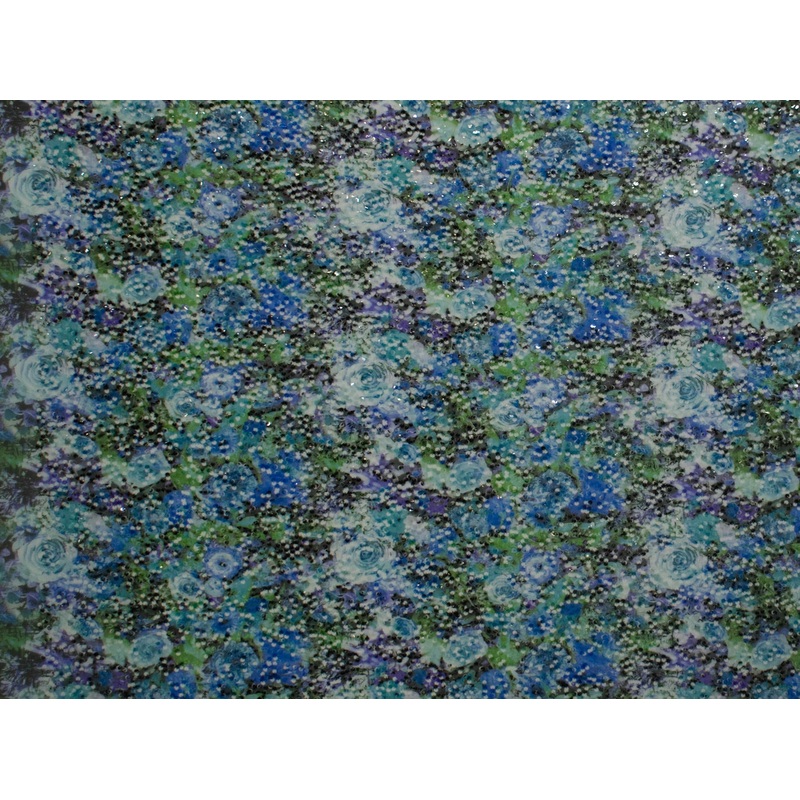 152cm Fashionable Printed Sequins Tulle  BF575-4 BF575-4