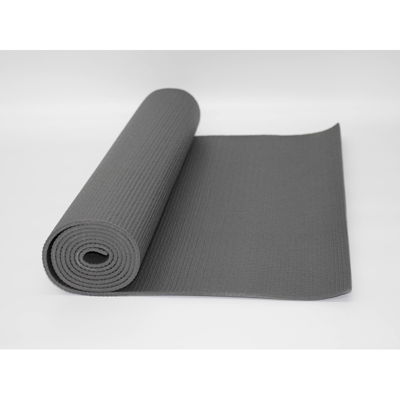 61X173cm Pvc Yoga Mat Dark Grey RM021-1