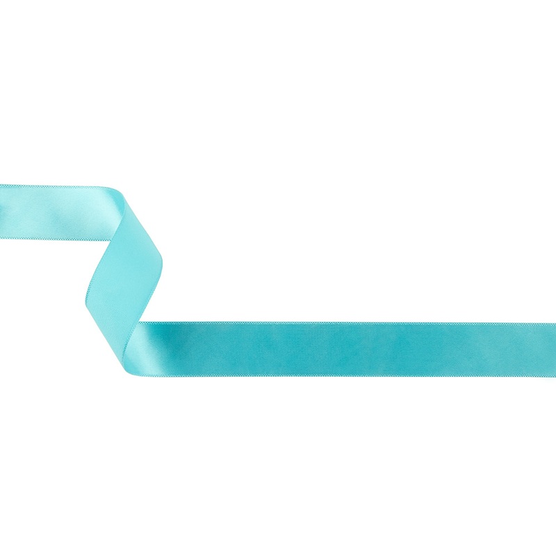 Bachelor Button Single Faced Satin Ribbon – 0.875″