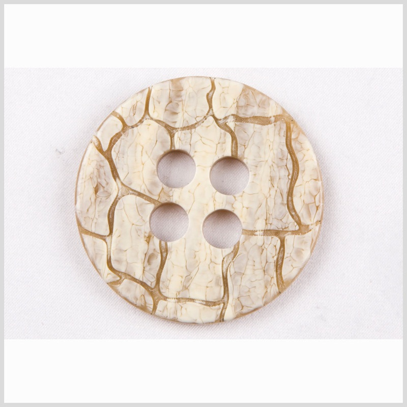 Beige Plastic Coat Button – 44L/28mm