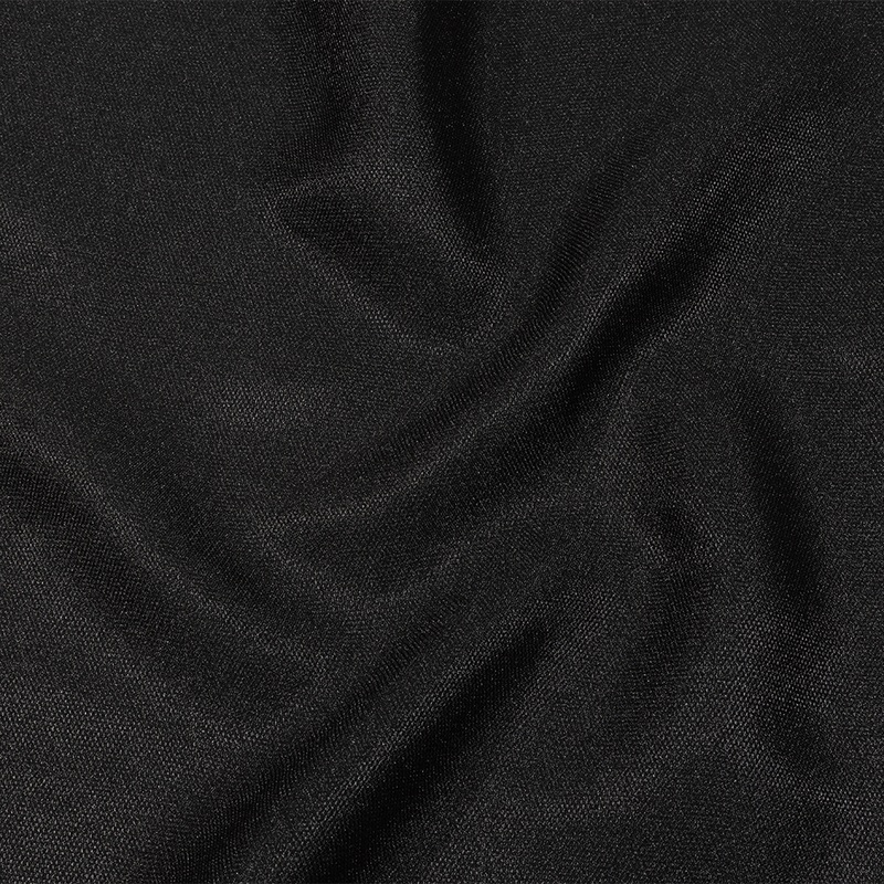 Novelty Polyester Pique – Black – Kestrel Collection