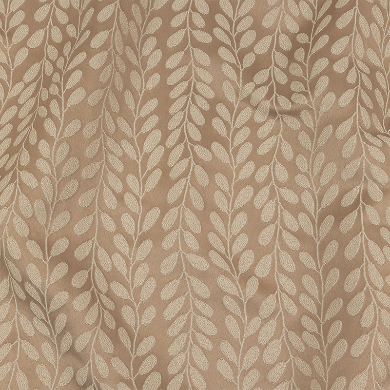Polyester Jacquard – Linen Cascading Vines – British Imported