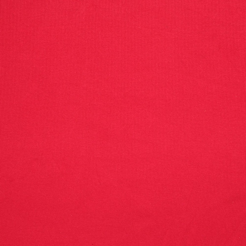 Rib Jersey Knit Red 1m wide
