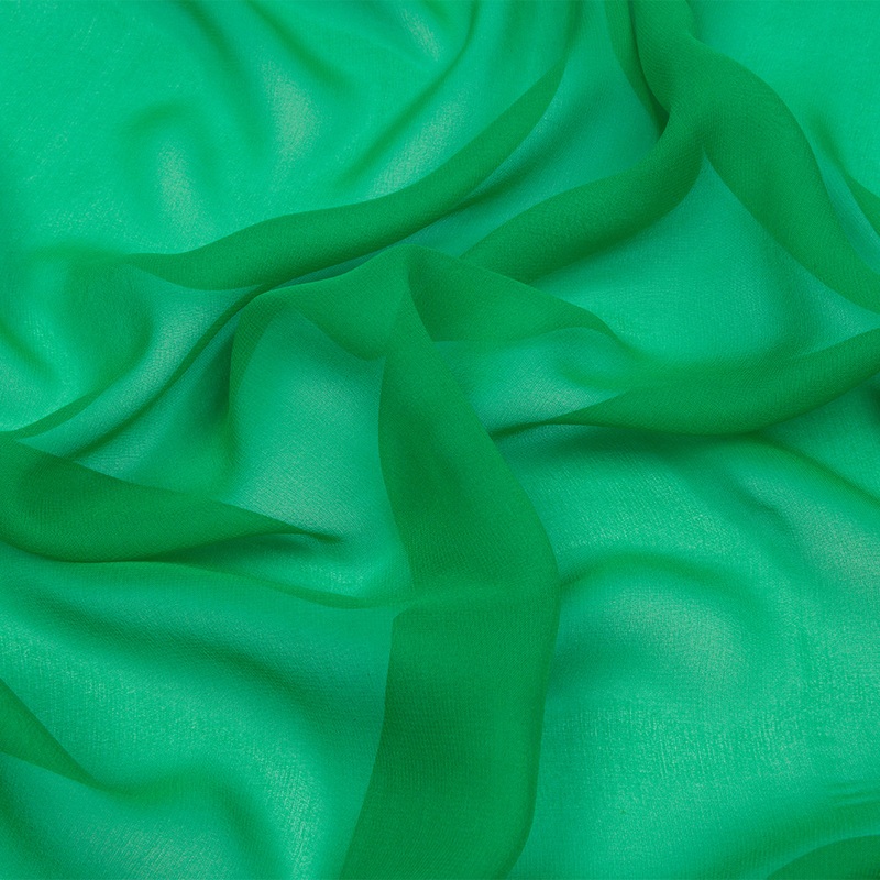Silk Chiffon 44″ – Kelly Green – Premium Collection