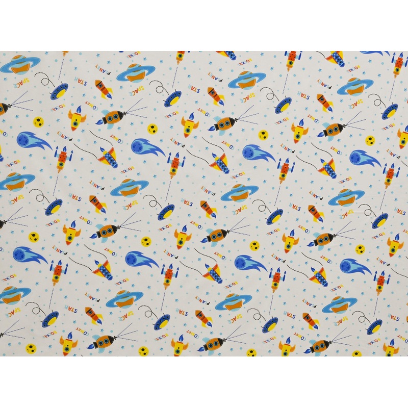 240cm Printed Cotton Curtain CU1552-30 CU1552-30