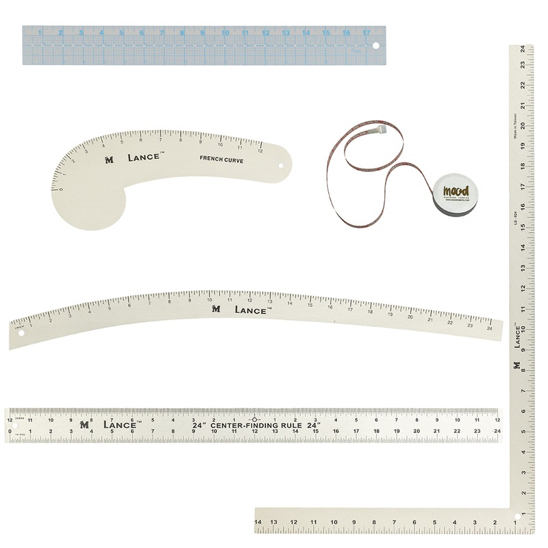 Beginner Pattern Drafting Rulers Bundle