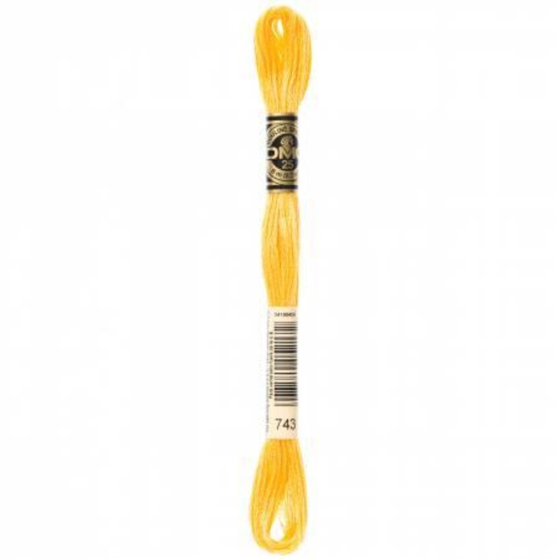 DMC 743 – Medium Yellow