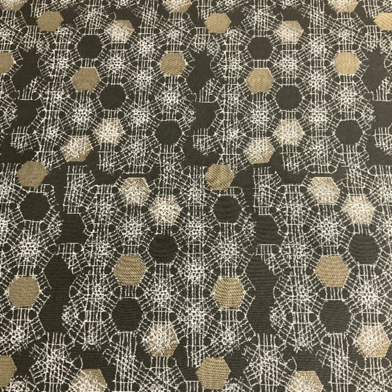 Pallas Fracture Carbon Gray Upholstery Fabric Order Product