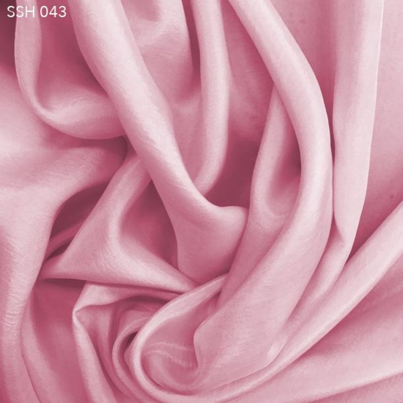 Silk Habotai (China Silk) – Flamingo Pink Fabric by the Yard