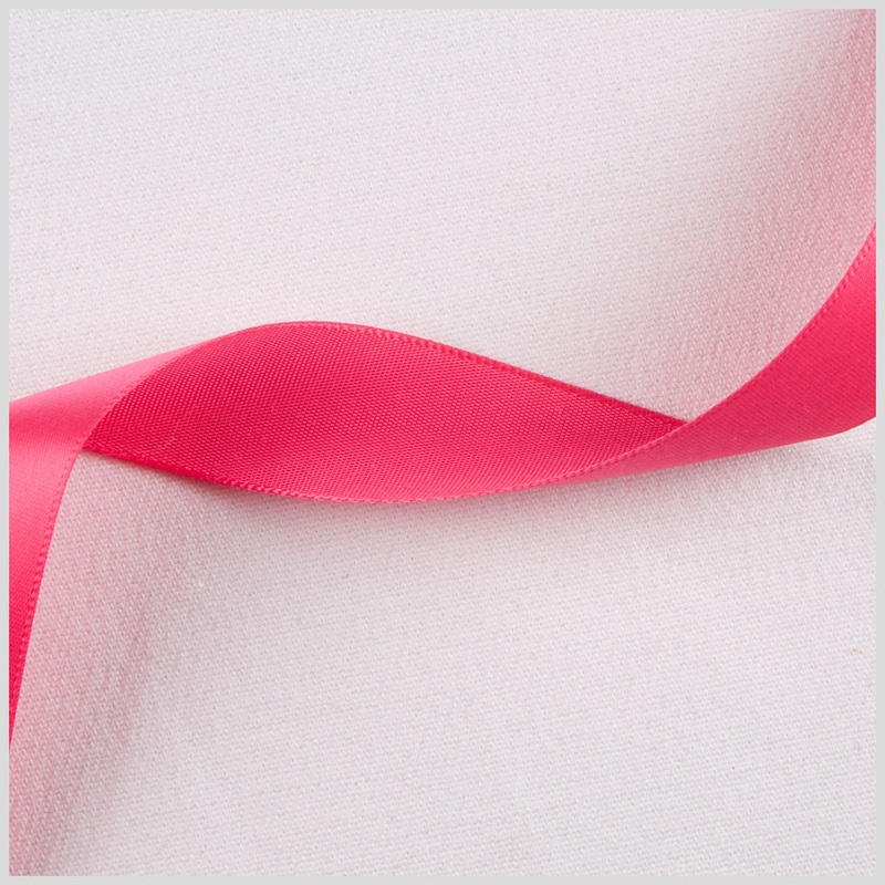 7/8″ Shocking Pink Single Face Satin Ribbon