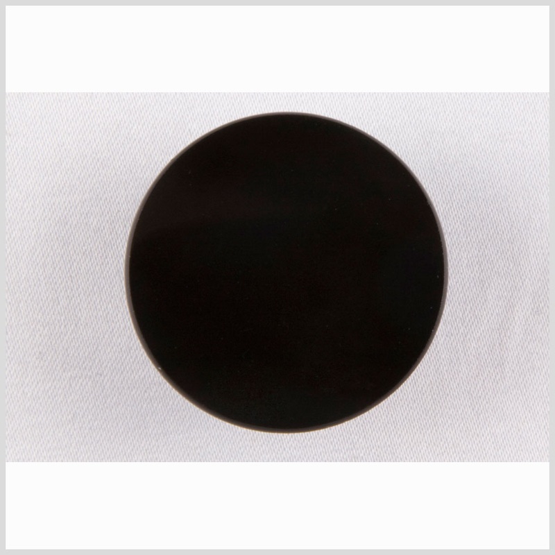 Black Glass Button – 24L/15mm