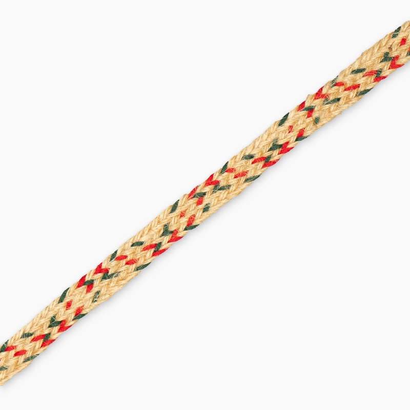 Hessian/Jute tape 10mm Red & Green