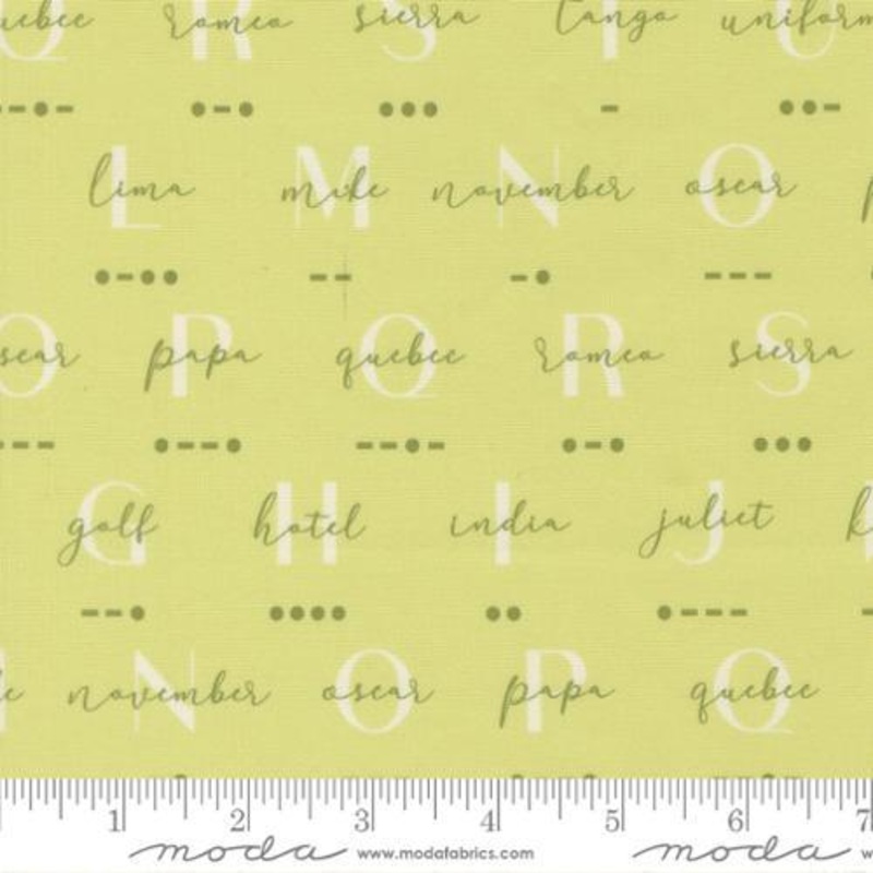 High Flight Leaf – 545062-12 Phonetic Morse Text and Words