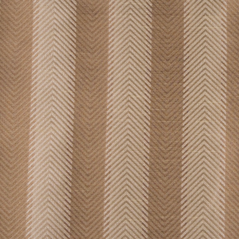 Victorian Gold/Stone Stripes Shantung   /Dupioni
