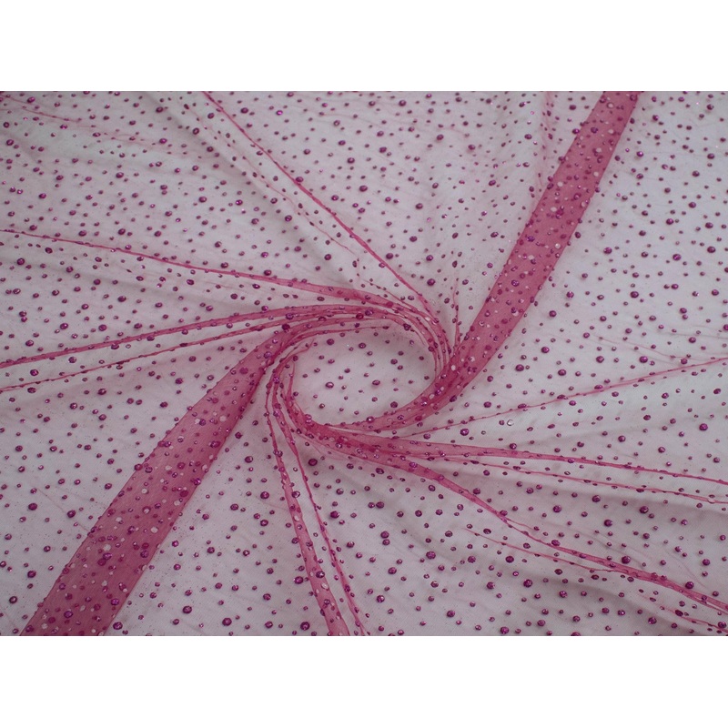 150cm Mesh With 3D GLitter DR1749-7 DR1749-7
