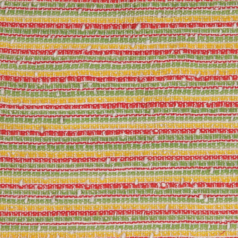 Fall Striped Famous NYC Designer Cotton-Wool Boucle