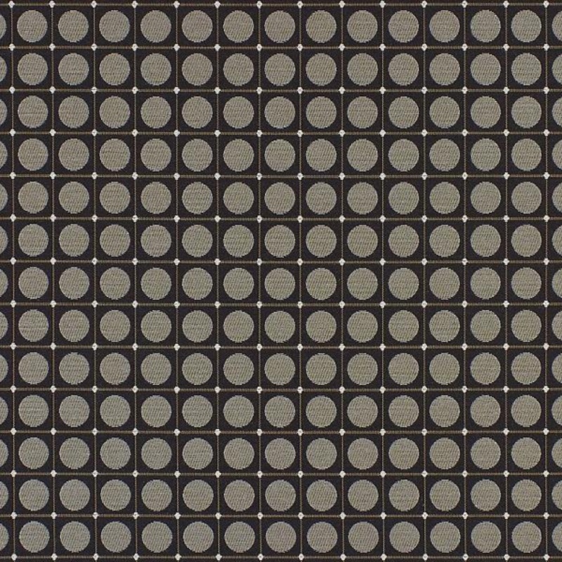 HBF Dot Grid Black And White Geometric Upholstery Fabric Order Product