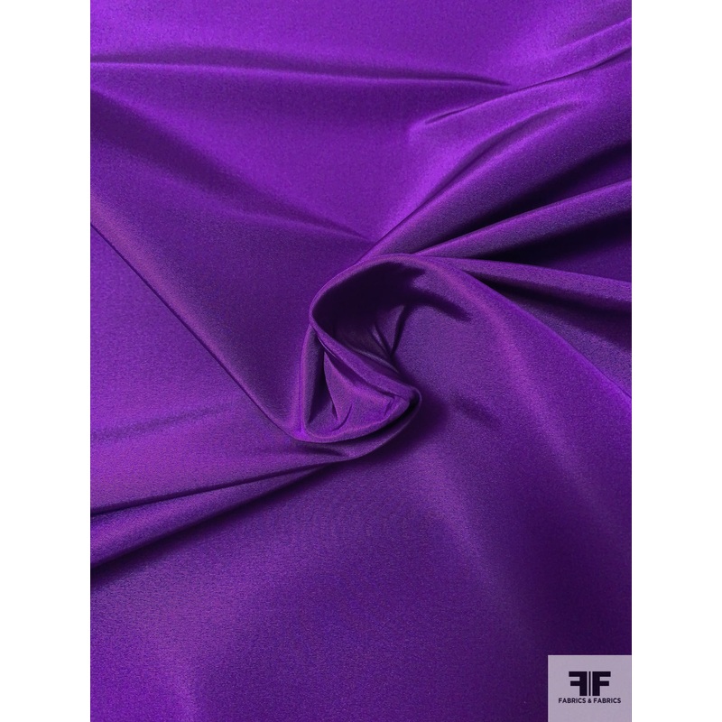 Solid Fine Silk Faille – Purple Violet Fabric by the Yard