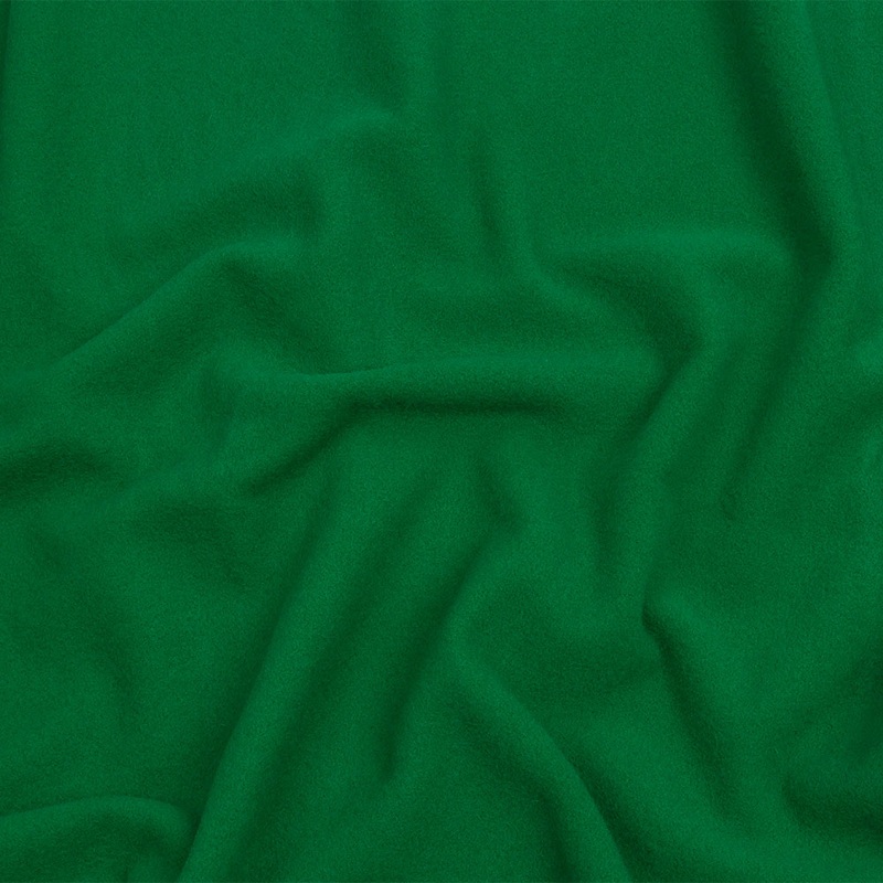 Wool and Cashmere Coating Made in Italy – Kelly Green – Alberini Collection