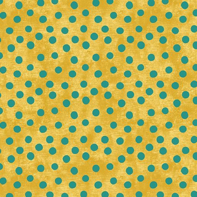 Christmas Spirit – 16280-31 – Dot Slendour – Gold/Teal