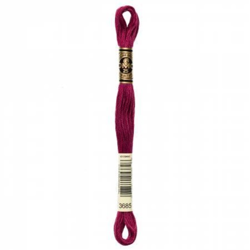 DMC 3685 – Very Dark Mauve
