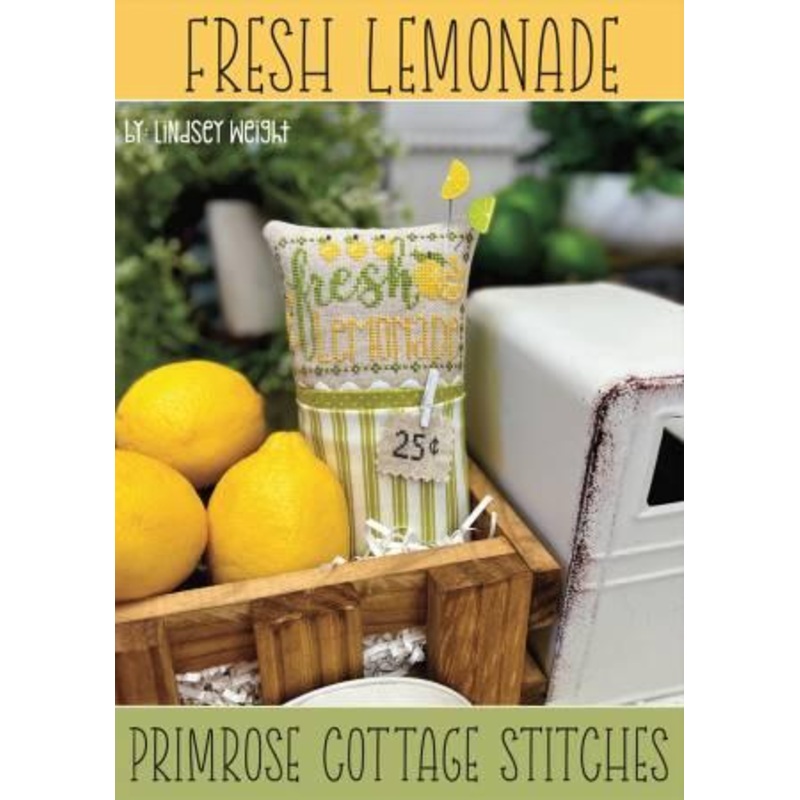 Fresh Lemonade Cross Stitch Pattern – Primrose Cottage